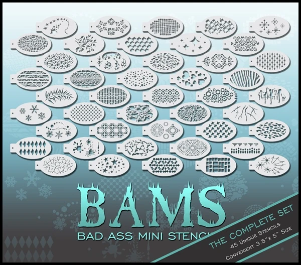 BAM 1000 Classic Set (45 Stencils) 1 BAM 1000 Classic Set (45 Stencils)