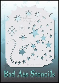 Bad Ass Stencils - 6014 - Starlight