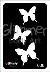 Cascading Tri-Butterflies BG-06 - (5pc Pack)