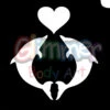 Dolphin Heart -BG-20 (5pc Pack)