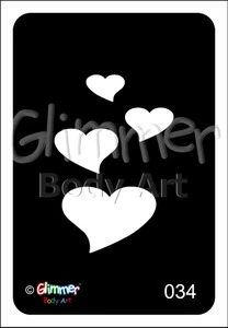 Cascading Hearts MA-34 - (5pc Pack)