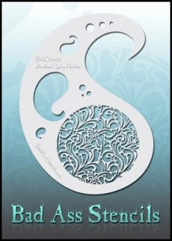 Bad Ass Stencils - 6009 - Laizy Paizley