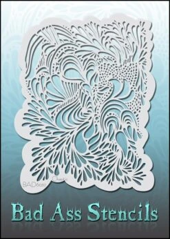 Bad Ass Stencils - 6032 - Chaotic