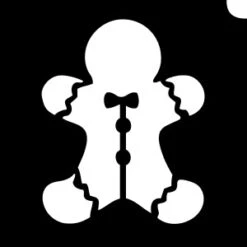 Gingerbread Man Stencil (5pc Pack)