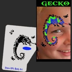 Gecko Stencil Eyes Profile - SOBA
