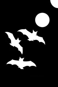 Night Bats - Stencil (5pc Pack)