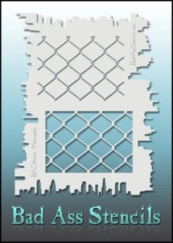 Bad Ass Stencils - 6045 - Metropolis