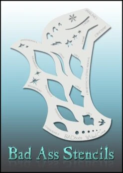 Bad Ass Stencils - 6062 - Wicked Curve