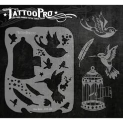 Tattoo Pro Stencil - Free Birds (ATPS-105)