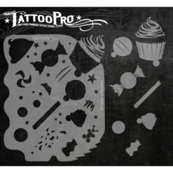 Tattoo Pro Stencil - Sweet Treats (ATPS-110)