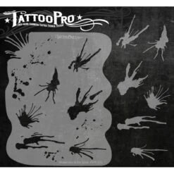 Tattoo Pro Stencil - Watercolor & Ink Splat (ATPS-111)