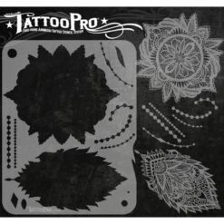 Tattoo Pro Stencil - Lace & Pearls (APTS-120)