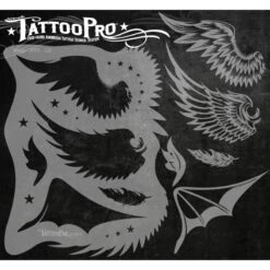 Tattoo Pro Stencil - Wings (ATPS-121)