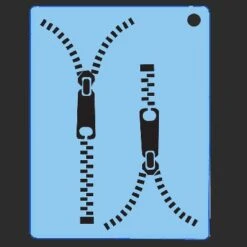 Zipper Stencil - SOBA-20