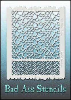 Bad Ass Stencils - 6069 - Slither