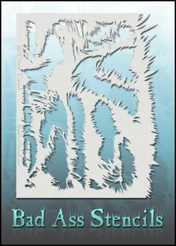Bad Ass Stencils - 6074 - Furreal