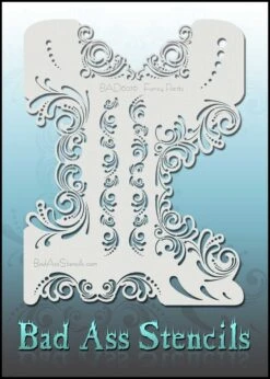 Bad Ass Stencils - 6076 - Fancy Pants