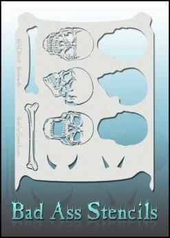 Bad Ass Stencils - 6078 - Boneheadz
