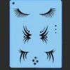 Eye Lashes Stencil - SOBA-16