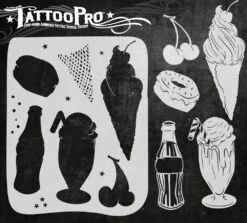 Tattoo Pro Stencil - Soda Shoppe(ATPS-139)