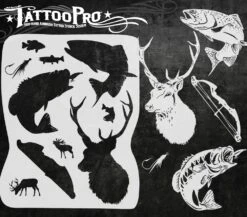 Tattoo Pro Stencil - Hunting & Fishing (ATPS143)