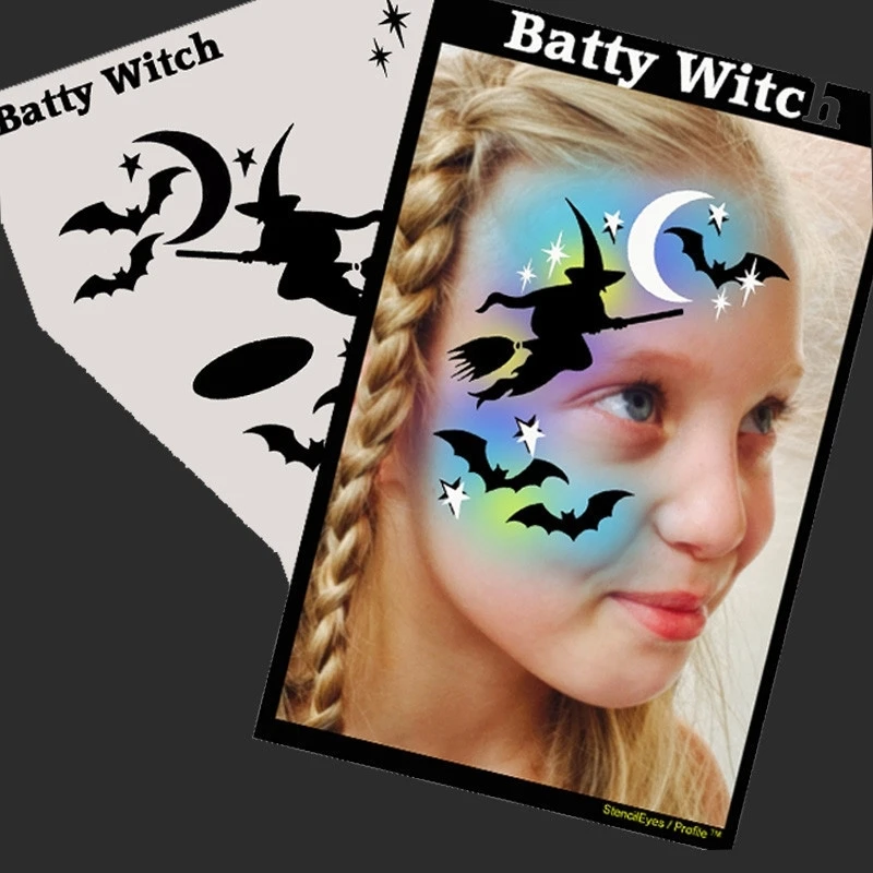 Batty Witch Stencil Eyes Profile - SOBA 1 Batty Witch Stencil Eyes Profile - SOBA
