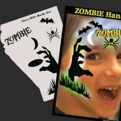 Zombie Hand Stencil Eyes Profile - SOBA