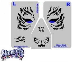 Painted Mold Supplies Store -Painted Mold Supplies Store 0007965 kool kat stencil eyes 38se 8yrs and up