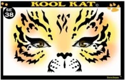 Kool Kat Stencil Eyes - 38SE - (8YRS And UP) -Painted Mold Supplies Store 0007966 kool kat stencil eyes 38se 8yrs and up