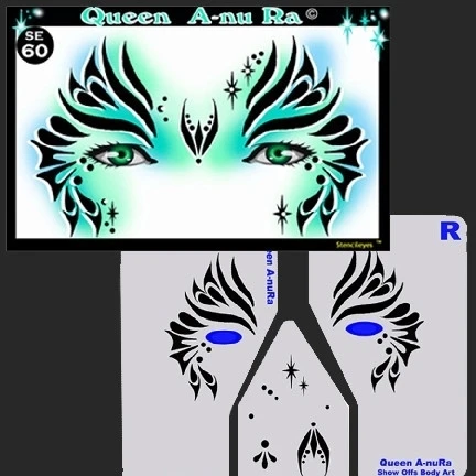 Queen Anu-Ra Stencil Eyes - 60SE (Child Size 4-7 YRS OLD) 1 Queen Anu-Ra Stencil Eyes - 60SE (Child Size 4-7 YRS OLD)