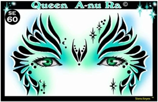 Queen Anu-Ra Stencil Eyes - 60SE (Child Size 4-7 YRS OLD) 4 Queen Anu-Ra Stencil Eyes - 60SE (Child Size 4-7 YRS OLD) - Image 4