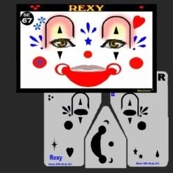 Rexy The Clown Stencil Eyes - 67SE