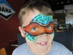 Turtle Dude Stencil Eyes - 74SE - (Child Size 4-7 YRS OLD) -Painted Mold Supplies Store 0008029 turtle dude stencil eyes 74se child size 4 7 yrs old