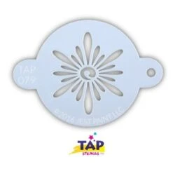 TAP 079 Face Painting Stencil - Ornate Sun