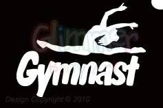Gymnast Stencil - (5pc Pack)