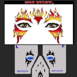 Hot Stuff Stencil Eyes - 32SE - (8 YRS And UP)