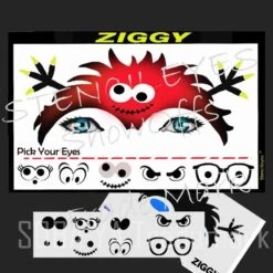 Ziggy Stencil Eyes - 100SEc