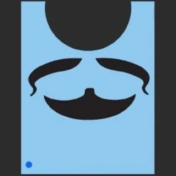 Mustash/Beard Stencil - SOBA-42