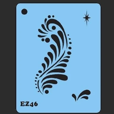 Leaf Stencil - SOBA-46 1 Leaf Stencil - SOBA-46