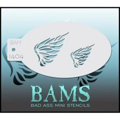 Bad Ass Mini Stencil - Faerie Wings - 1404
