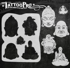 Tattoo Pro Stencil - Buddhas (ATPS-152)