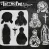 Tattoo Pro Stencil - Jesus & Mary (ATPS-155)