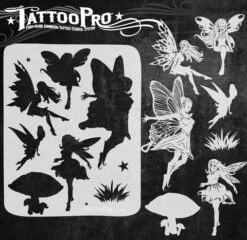 Tattoo Pro Stencil - Fairies (ATPS-157)