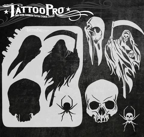 Tattoo Pro Stencil - Grim Reaper (ATPS-159) 1 Tattoo Pro Stencil - Grim Reaper (ATPS-159)