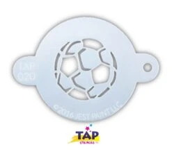 TAP 020 Face Painting Stencil - Soccer Ball