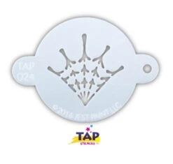 TAP 024 Face Painting Stencil - Spider Web