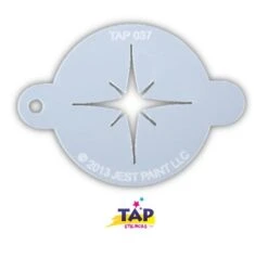 TAP 037 Face Painting Stencil - Christmas Star