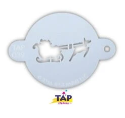 TAP 039 Face Painting Stencil - Santa