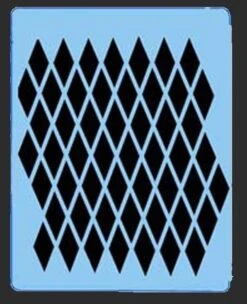 Diamond Back Stencil - SOBA-027