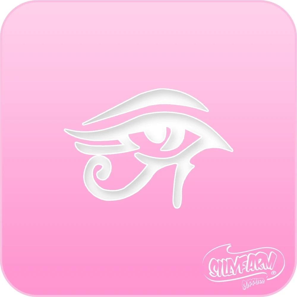 Pink Power Face Painting Stencil (1134) - Eye Of Ra 1 Pink Power Face Painting Stencil (1134) - Eye Of Ra